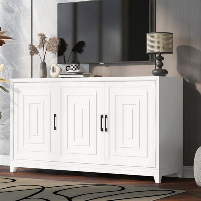 Console Cabinet with 2 Spacious Storage Space by Latitude Run