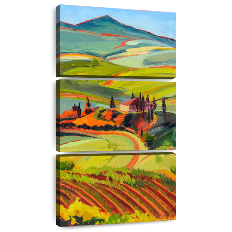 Ferme de campagne toscane, H 75 po x l 36 po