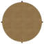 Table basse ronde avec plateau de rangement Benson
