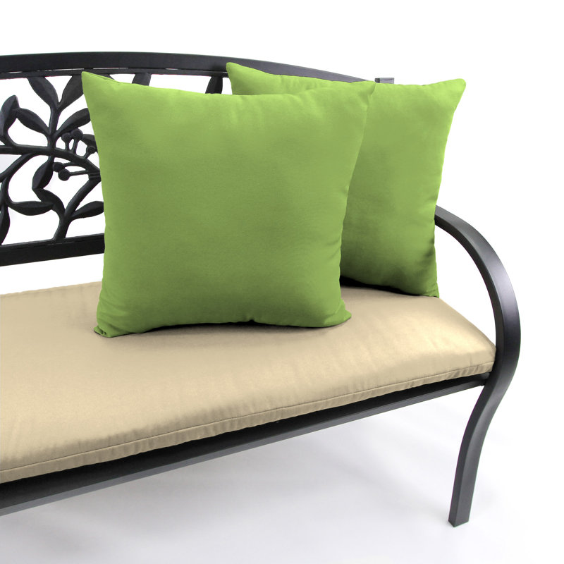 Sunbrella Outdoor Throw Pillow, Canvas Gingko