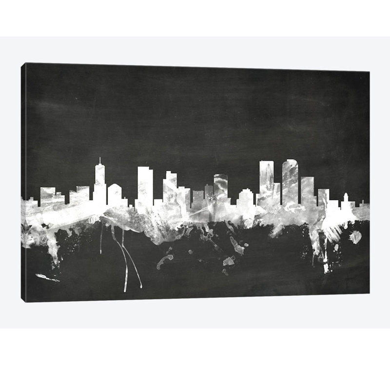 «Denver, Colorado, USA» par Michael Tompsett, impression sur toile tendue, H 12 po x l 18 po x P 1,5 po, Toile tendue