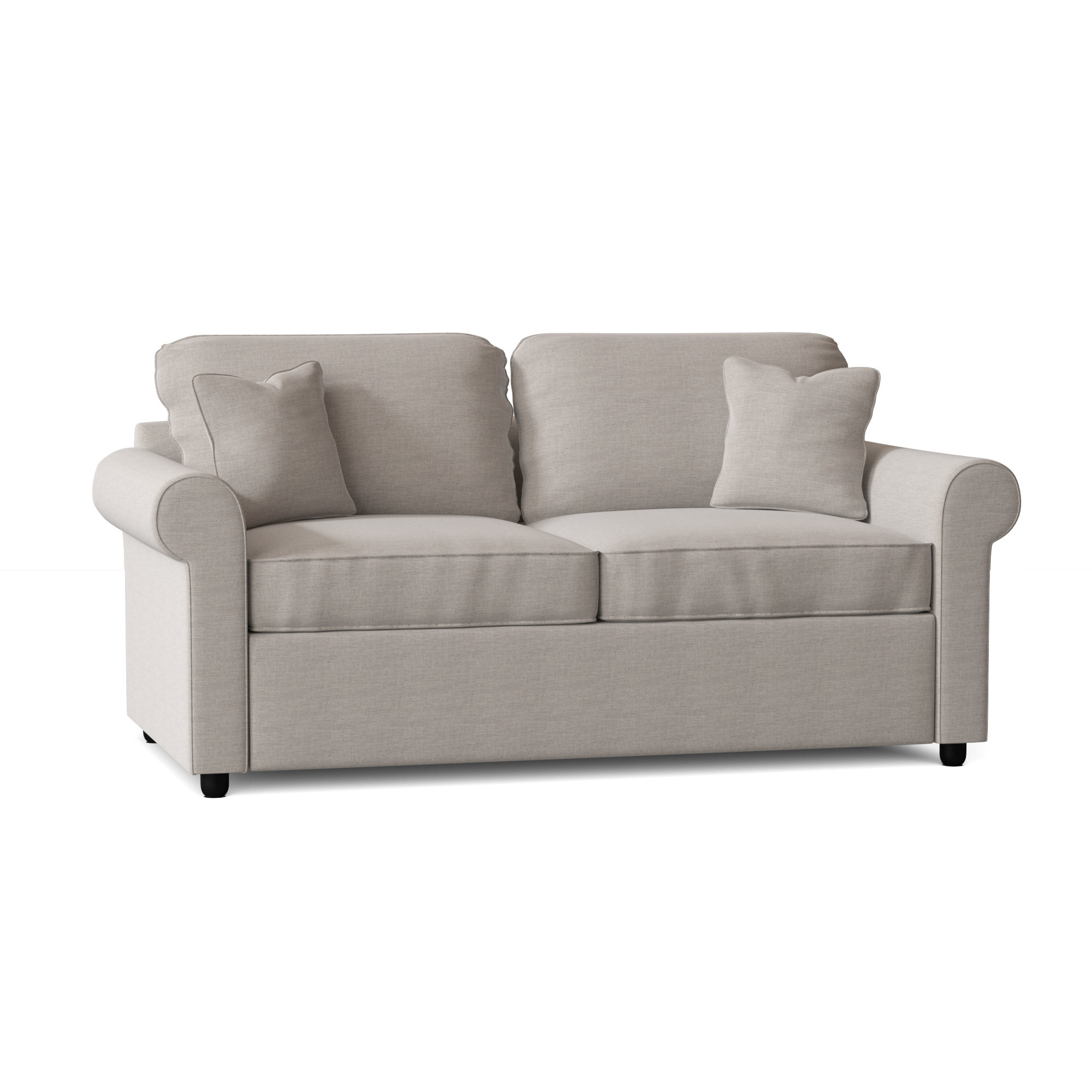 Warrington 76'' Upholstered Sleeper Sofa, Cast Silver Sunbrella®