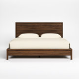 Stickley Saranac Bed, Solid Rustic Walnut, Sustainable Construction, Accommodates Standard Mattress and Box Spring, 15in Footboard, Made in USA