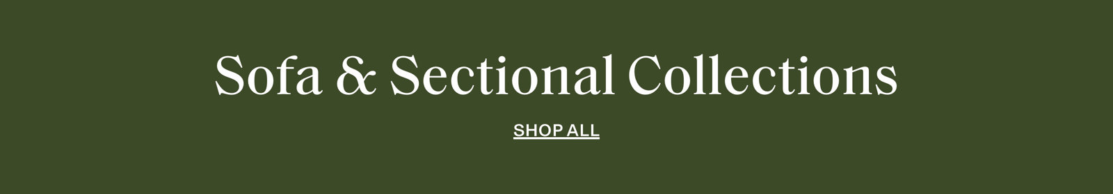 Sofa & Sectional Collections
