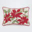 Lenox Vintage Poinsettia Pillow