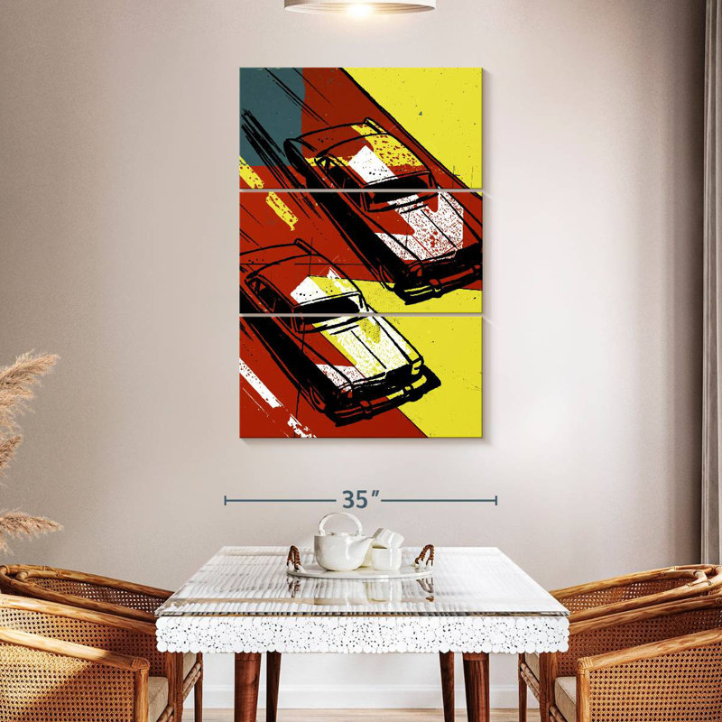 Mehar Street Racing Grunge, 50" H x 32" W