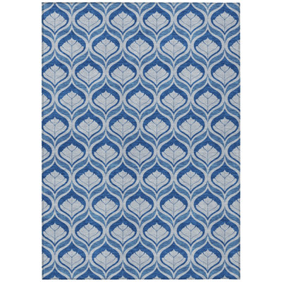 Machine Washable Indoor/Outdoor Chantille ACN2379 Geometric Rug