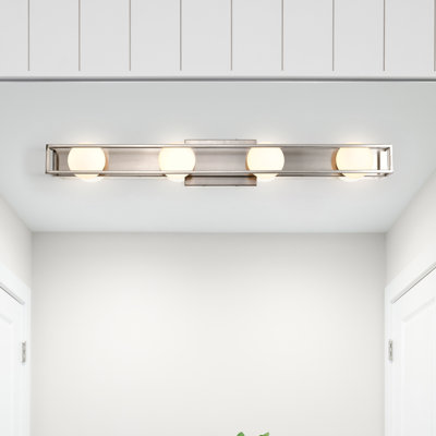 Elys - 32 Inch 4 Light LED Vanity with Frosted Glass