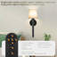 LED Candle Wall Light