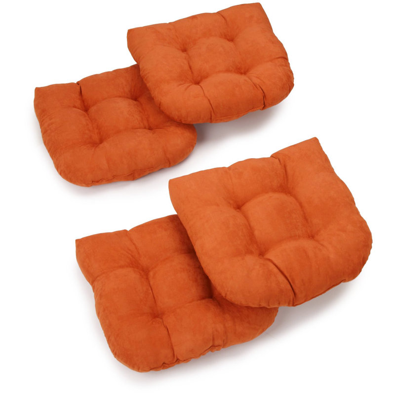 Outdoor 5'' Seat Cushion, Tangerine Dream
