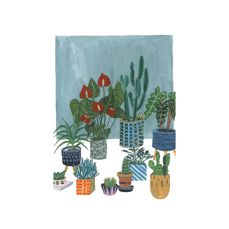 A Portrait of Plants I 1 Piece Wrapped Canvas Painting, 101.6 cm H x 66.04 cm W x 1.91 cm D