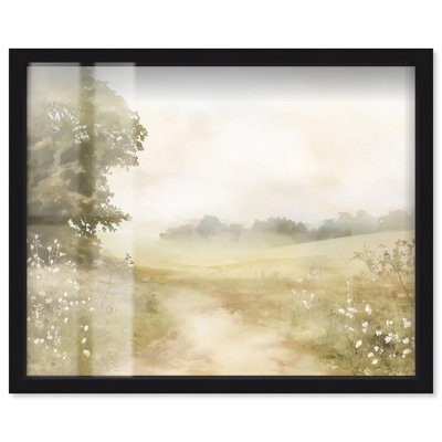 «English Escape Shadowbox Print» par Art Remedy