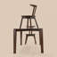 Chaise en bois massif H 32,8 po-121600689
