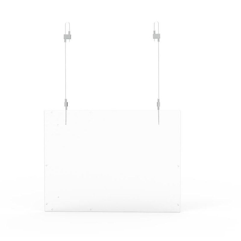 Support pour plafond 24 po x 36 po Acrylique Plexiglass Shield