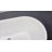 59" Streamline Soaking Freestanding Tub and Tray With Internal Drain-101686928