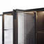 Buffet 60 po avec 4 portes en verre