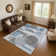 Premium Machine Washable Mehara AMF1695 Geometric Rug