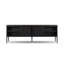 Dawn Media Console-Black Raffia