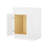 24" x 21" x 34.5" Easy to Assemble Vanity Cabinet