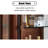 Nut-brown Solid + Manufactured Wood+Glass Display Cases-120925920