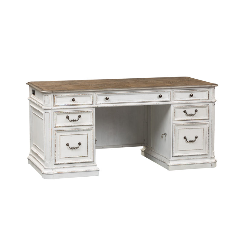 Colchester Credenza and Hutch Home Office Set