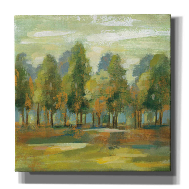 «Forest I» par Silvia Vassileva, art mural sur toile, H 12 po x l 12 po x P 0,75 po