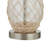 Narva 25.5'' Brown/Clear Bedside Table Lamp Set