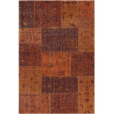 Fusion Wool Southwestern Area Rug in Orange