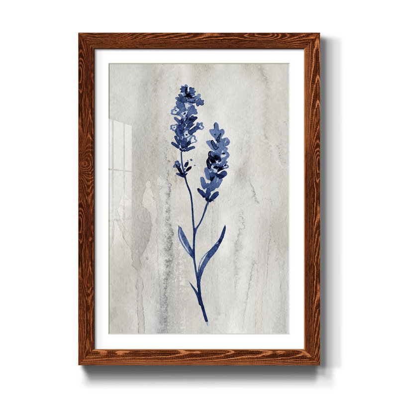 Indigo botanique II - impression, Érable, H 44 po x l 31 po x P 1 po