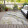 Machine Washable Indoor/Outdoor Cinead ACN1709 Gold Rug
