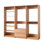 Système d'organisation modulaire Dee, 2 supports à vêtements, 2 tiroirs, 6 tablettes, bois