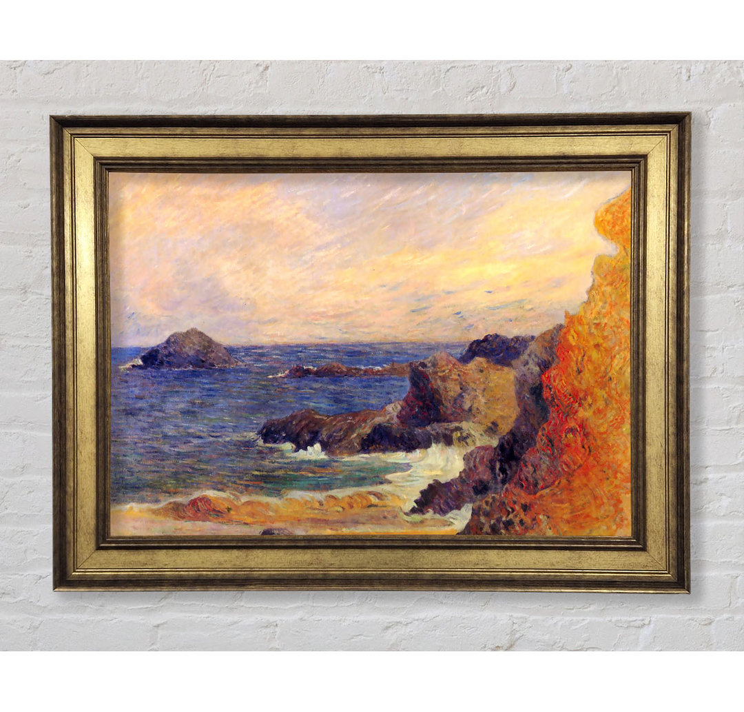 Gauguin Rocky Coast - Einzelner Bilderrahmen Kunstdrucke