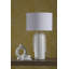 Dolce Table Lamp White Ceramic With Shade
