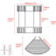 Newsom Drill / Screw Stainless Steel Shower Caddy-139286792