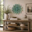 Modern Floral Iron Wall Decor