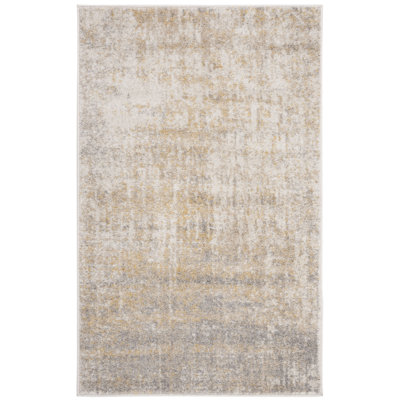 Tapis crème / doré Bethlyn