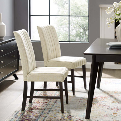 Carson Carrington Takstens Upholstered Fabric Dining Side Chair by Modway