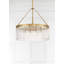 Lustre forgé 8 lumières noires-70760601