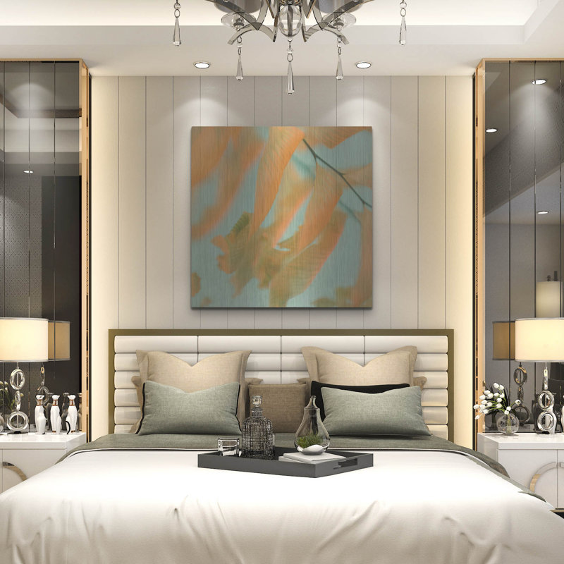 «Fern Dance 1» par Judy Stalus, Wrought Studio ™, art mural en métal, H 36 po x l 36 po