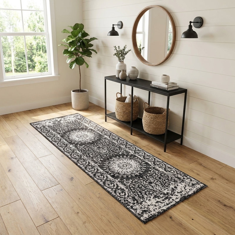 Tapis intérieur / extérieur Ornate Lamotte, Runner 2' x 6'1"