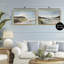 Ensemble de 2 cadres flottants Verdant Coastal Waters, design par Elara Yasna-1348398932-1348398935
