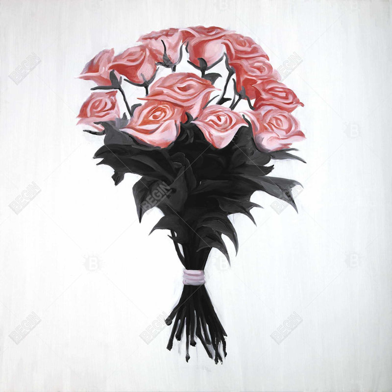 "Bouquet de roses corail"