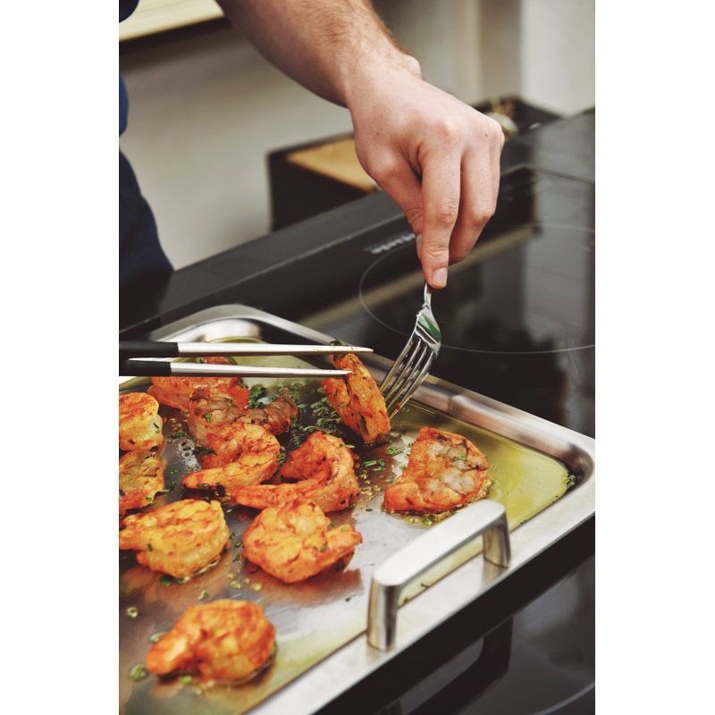 Ron 12.75 in. Stainless Steel Rectangular Griddle