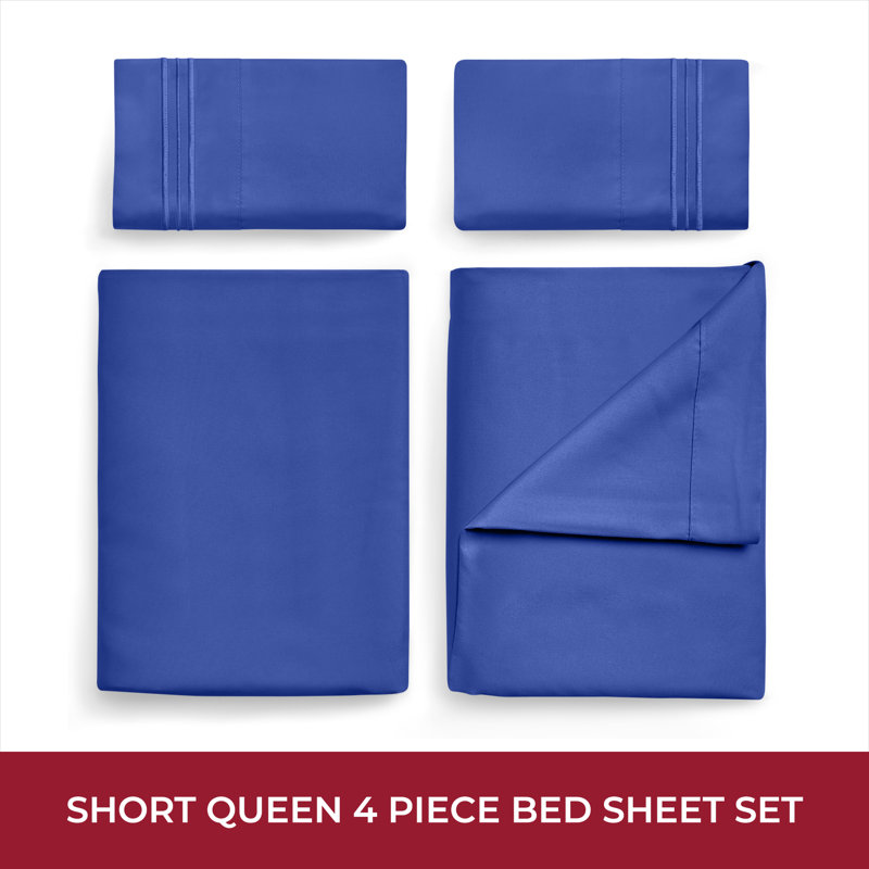 Draps Mellanni 1800 RV / Short , Bleu royal