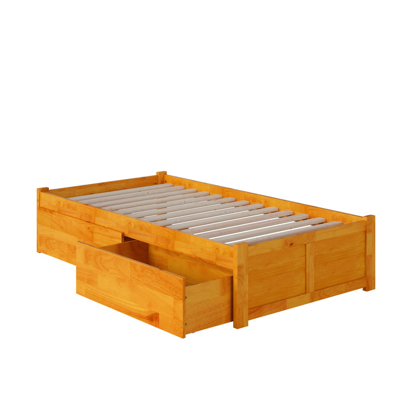 Storage Bed, Light Toffee, Twin XL