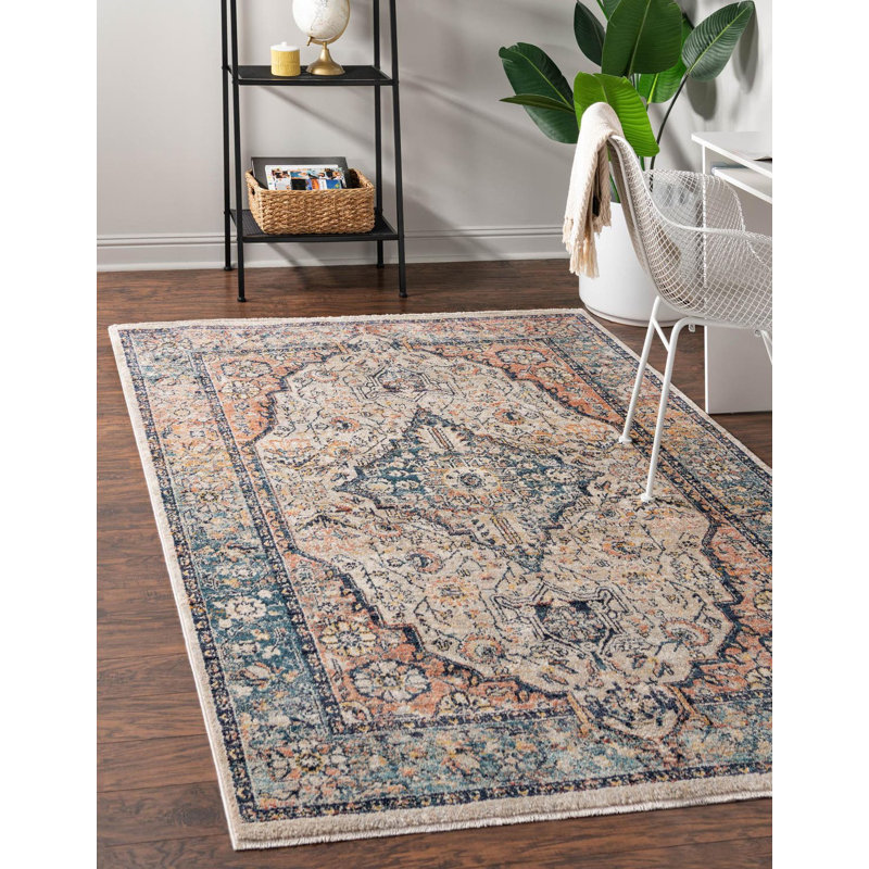 Gause Oriental Indoor Rug, Rectangle 2'11" x 5'3"