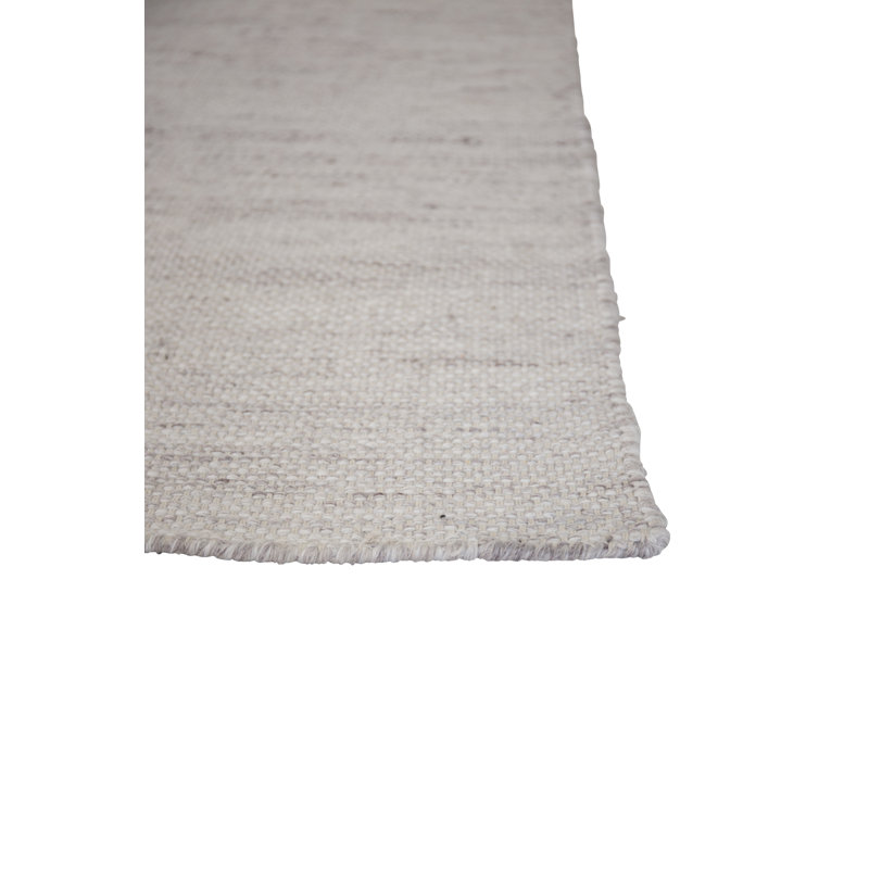 Lonoke Solid Colour Hand Woven Area Rug, Rectangle 201 x 302cm
