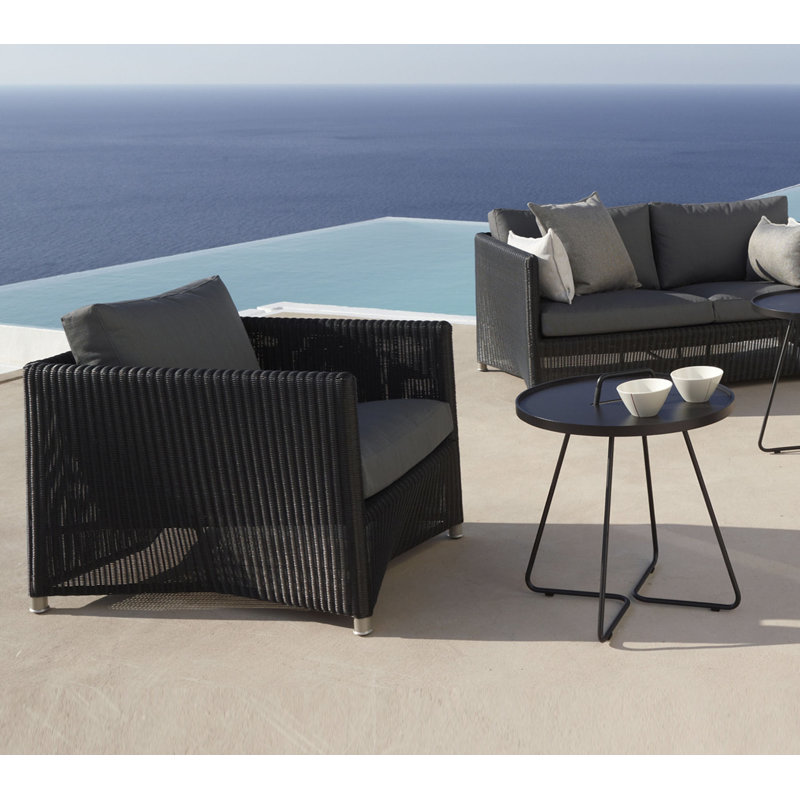 Diamond Patio Chair with Cushions