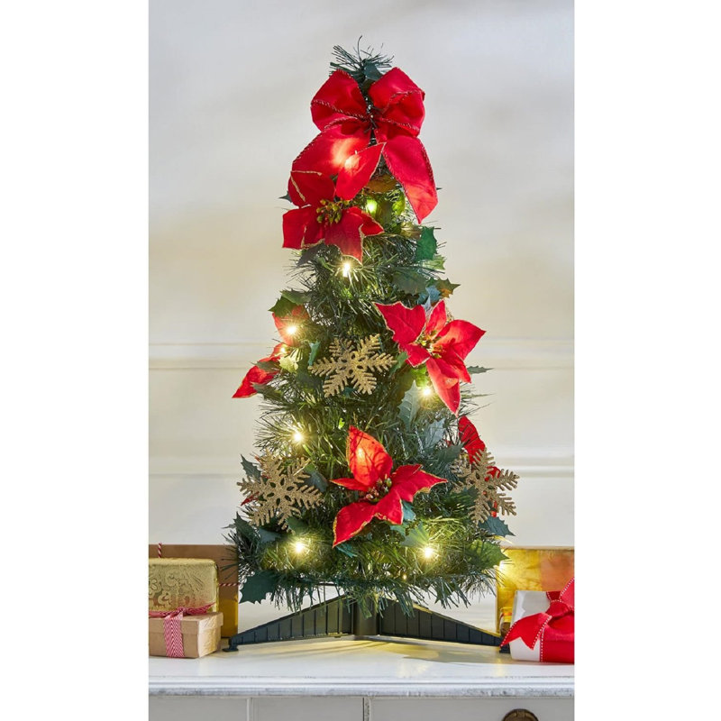 Arbre de Noël artificiel éclairé 24 po - Support inclus