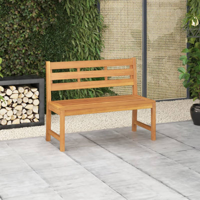 Feaman Solid Wood Teak Outdoor Bench